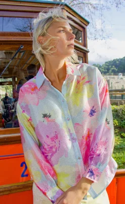 Hot Bluse - Gina - Pale Peony Bluser