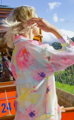 Hot Bluse - Gina - Pale Peony Bluser