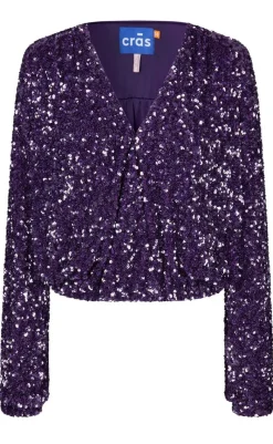 Outlet Bluse - Stella - Sweet Grape Bluser