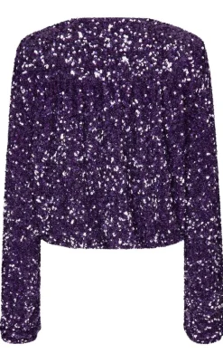 Outlet Bluse - Stella - Sweet Grape Bluser