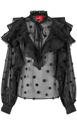 New Bluse - Sylvia - Black Bluser