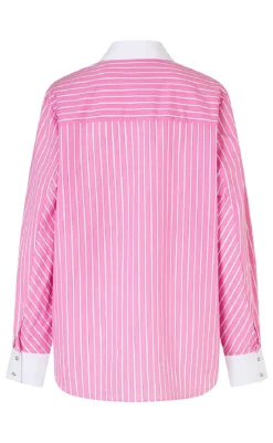 Outlet Skjorte - Brenda - Pink Stripe Skjorter