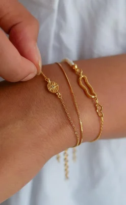 Online Armbånd - Mini Esma - Gold Colour Smykker
