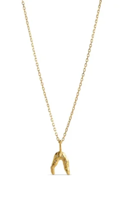 Outlet Halskæde - Wishbone - Gold Colour Smykker