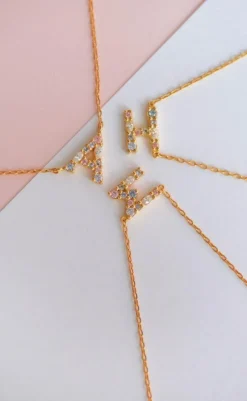 Sale Halskæde - My Name - Gold Colour Smykker