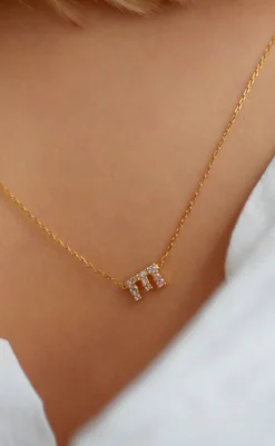 Sale Halskæde - My Name - Gold Colour Smykker