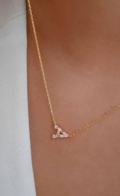 Sale Halskæde - My Name - Gold Colour Smykker