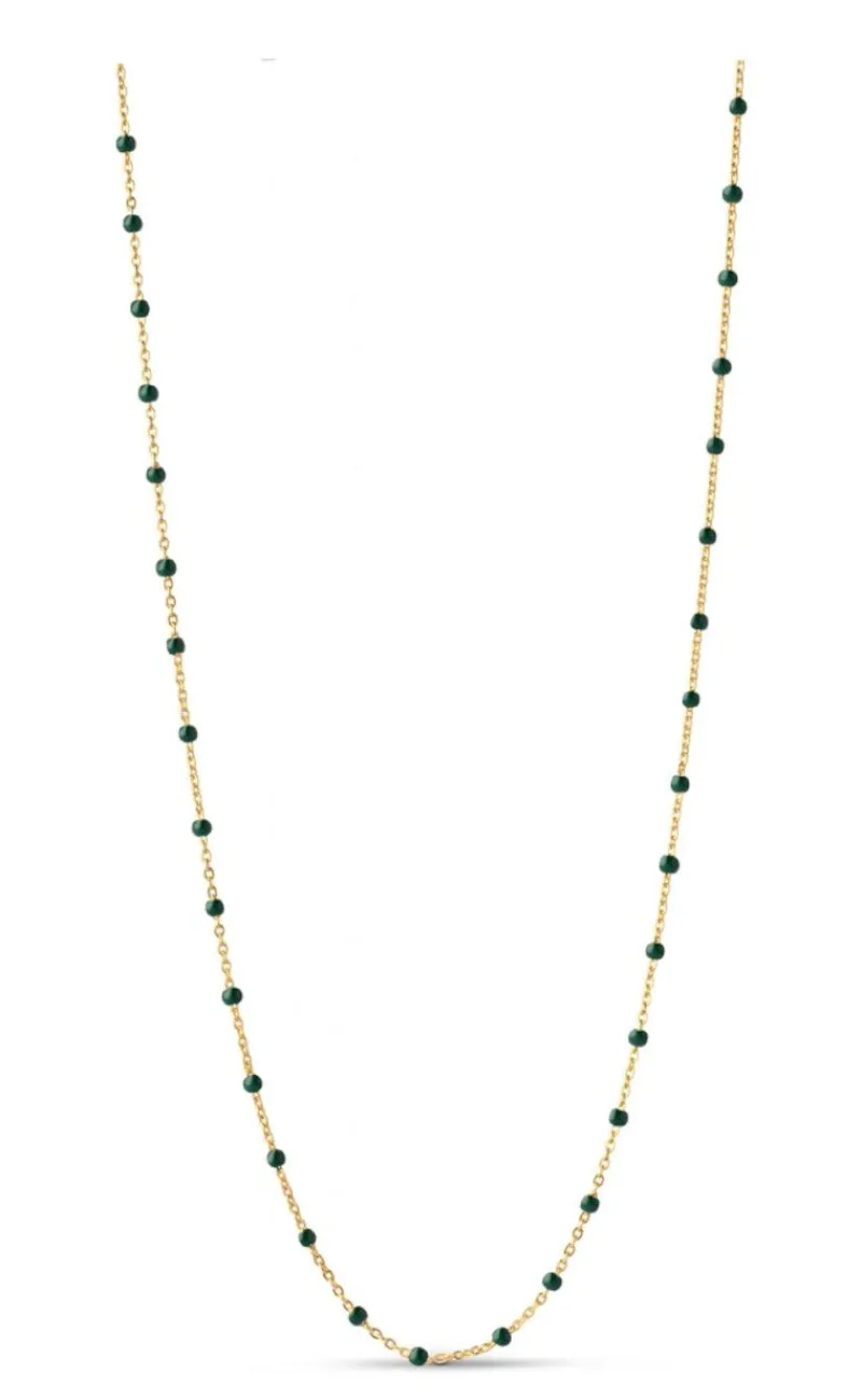 Sale Halskæde - Lola - Petrol Green Smykker