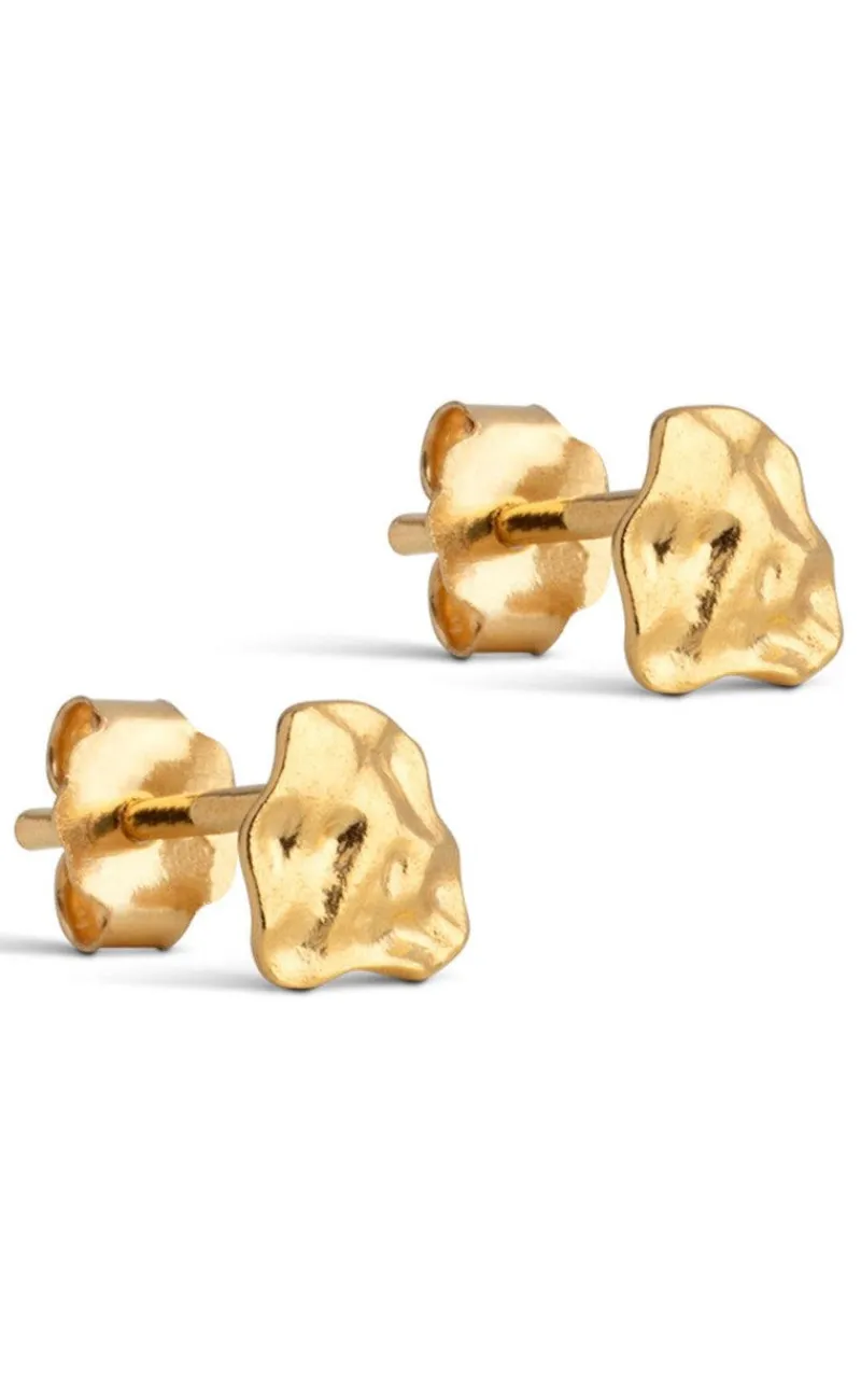 Best Ørering - Studs Rio - Gold Colour Smykker