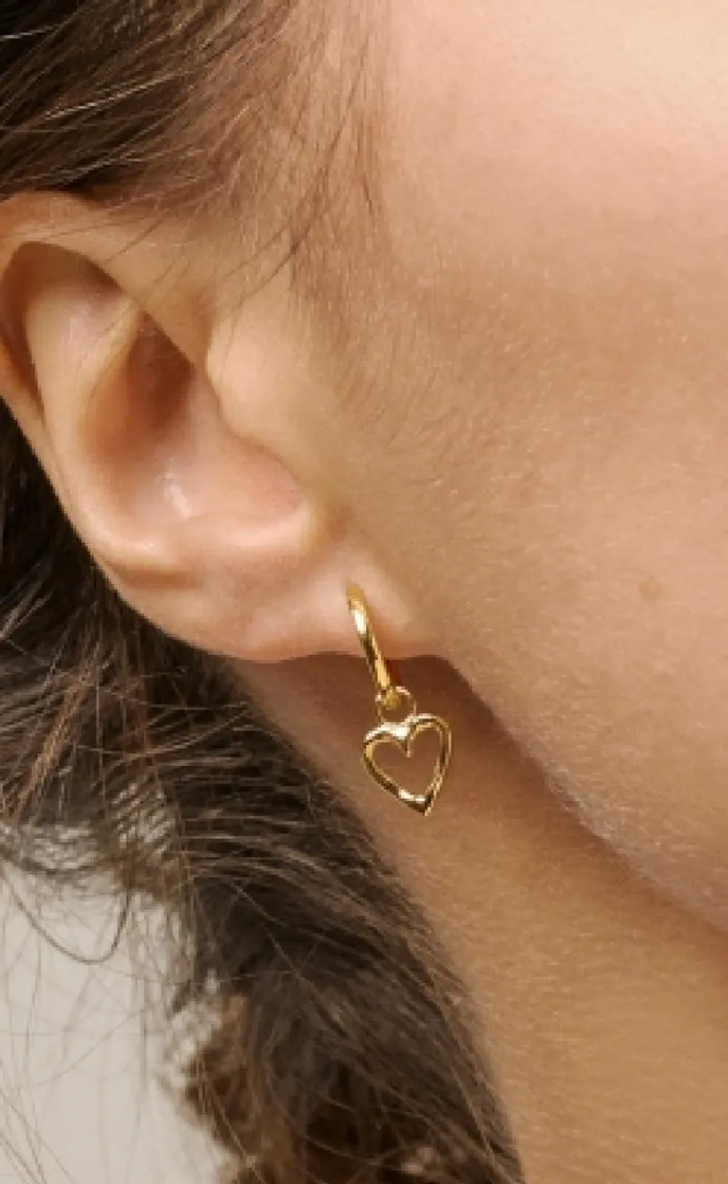 Best Øreringe - Classic Hoops - Gold Colour Smykker