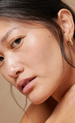 New Øreringe - Vina Hoops - Gold Colour Smykker