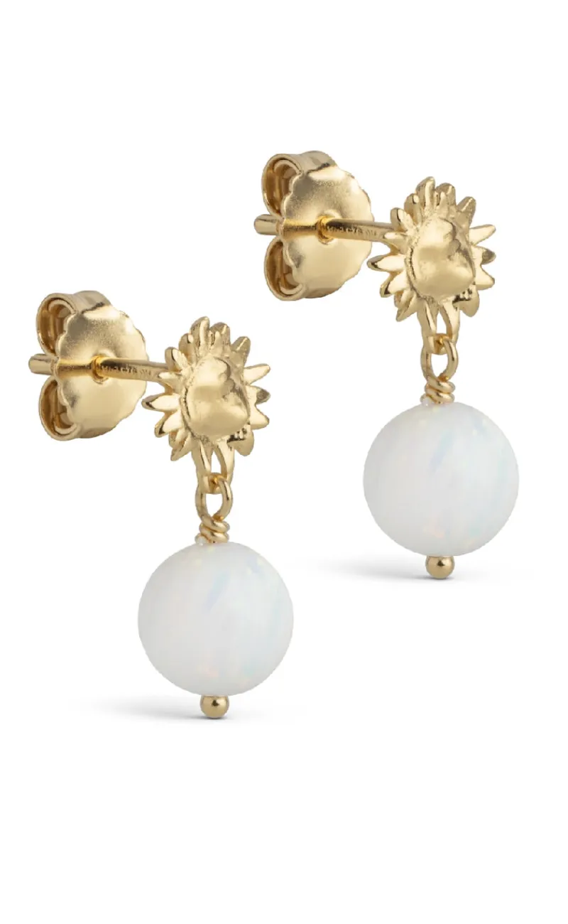 Best Øreringe - Daystar Globe - Opal Smykker