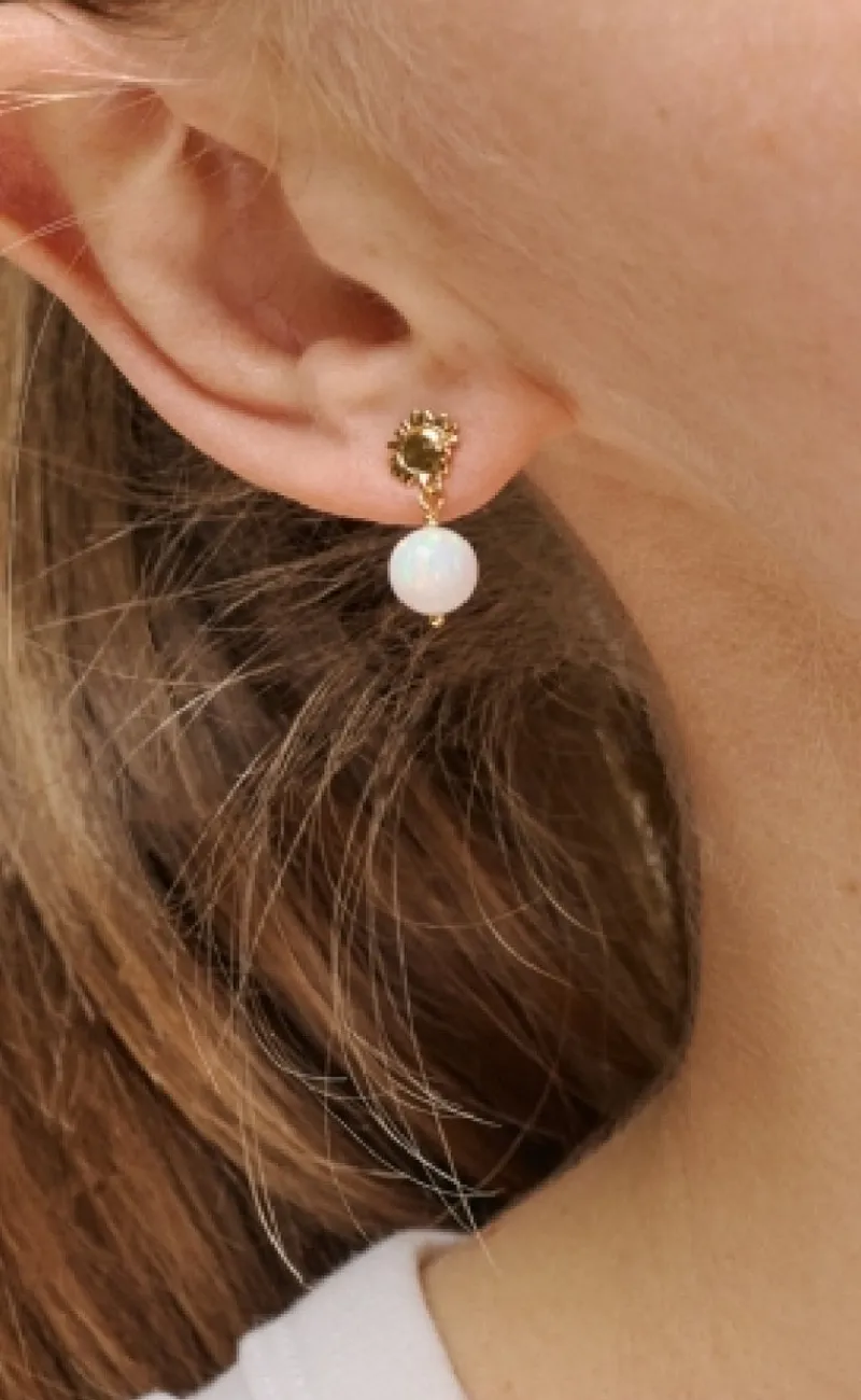 Best Øreringe - Daystar Globe - Opal Smykker