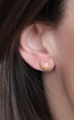 Online Øreringe / Stud - Soleil - Rose Smykker