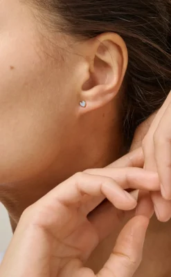 Hot Øreringe - Amore - Steel Blue Smykker