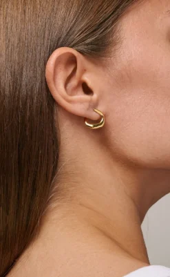 Outlet Øreringe - Inga - Gold Colour Smykker