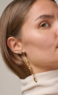 Discount Øreringe - India - Gold Colour Smykker