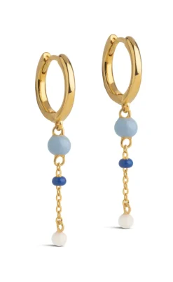 Outlet Øreringe - Lola Bold Hoops - Marine Smykker