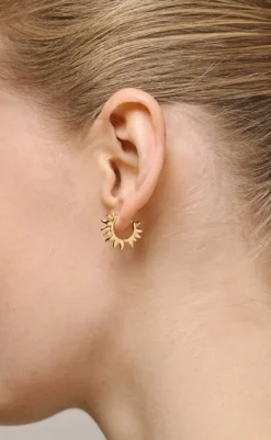 Øreringe - Sunshine Leaves - Gold Colour Smykker