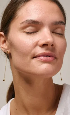 Discount Øreringe -  Balloon - Gold Colour Smykker