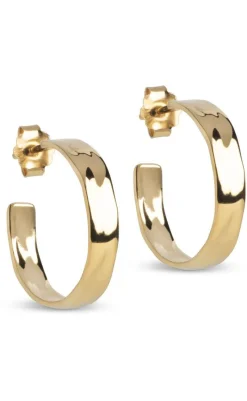 Outlet Øreringe - Sandra Narrow - Forgyldt Smykker