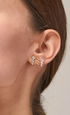 Sale Ørestikkere - Trinity - Clear Smykker