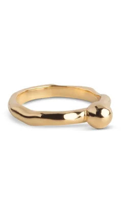 Online Ring - Ariel - Gold Colour Smykker