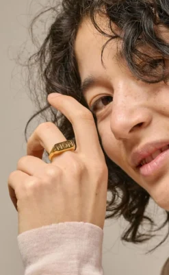 Best Ring - Mom Statement - Gold Colour Smykker