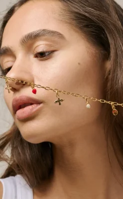 Online Vedhæng - Funky Smiley - Red Smykker