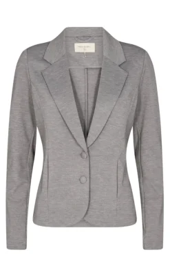 Discount Blazer - Nanni - Med. Grey Melange Blazere & Indejakker