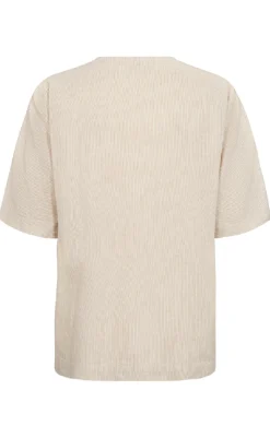 Discount Bluse - Lava - Simply Taupe w. Off-white Bluser