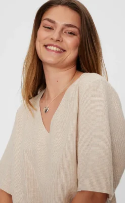 Discount Bluse - Lava - Simply Taupe w. Off-white Bluser