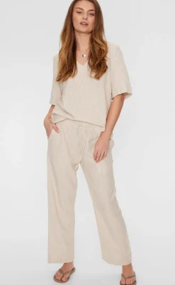 Discount Bluse - Lava - Simply Taupe w. Off-white Bluser