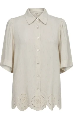 Discount Bluse - Linus - Moonbeam Melange Bluser