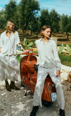 Discount Bluse - Linus - Moonbeam Melange Bluser