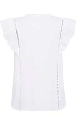 Online Bluse - Uline - Brilliant White Bluser