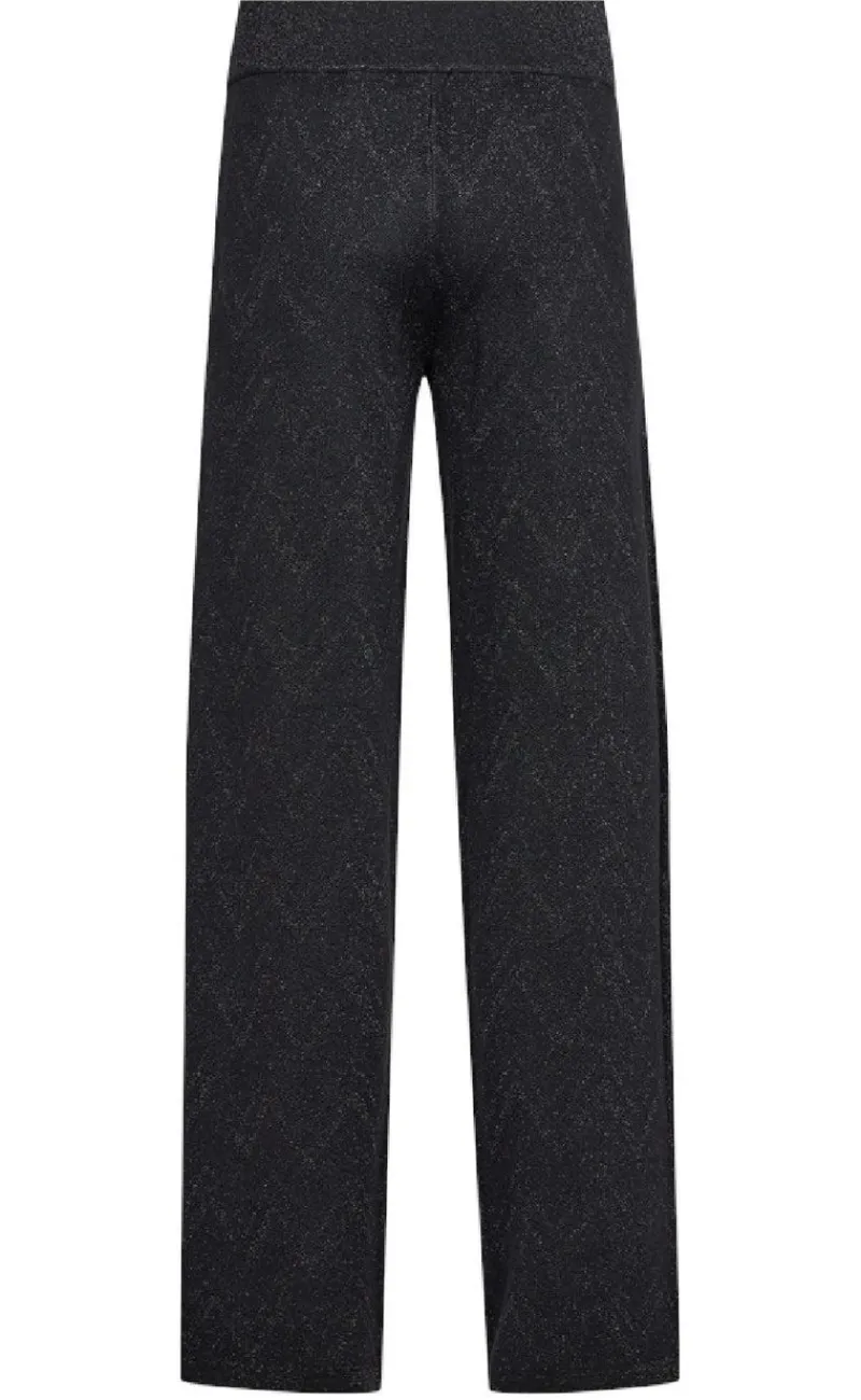 Discount Bukser - Anilux - Gray Pinetripe W. Gunmetal Bukser & Jeans