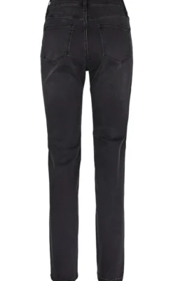 Outlet Bukser - Harlow Straight - Black Denim Bukser & Jeans