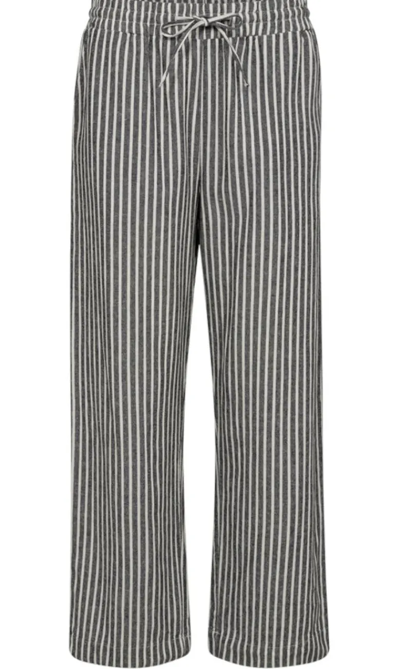 Online Bukser - Lava - Black W. Off White Bukser & Jeans