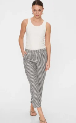 Online Bukser - Lava - Black W. Off White Bukser & Jeans