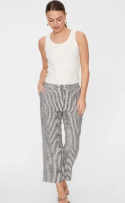 Online Bukser - Lava - Black W. Off White Bukser & Jeans