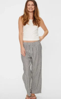 Online Bukser - Lava - Black W. Off White Bukser & Jeans