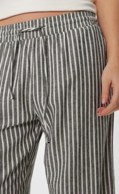 Online Bukser - Lava - Black W. Off White Bukser & Jeans