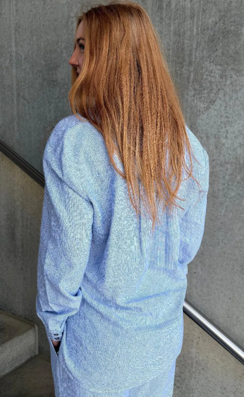 New Bukser - Lava - Off White w. Nebulas Blue Bukser & Jeans