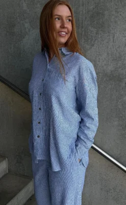 New Bukser - Lava - Off White w. Nebulas Blue Bukser & Jeans