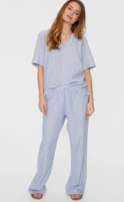 New Bukser - Lava - Off White w. Nebulas Blue Bukser & Jeans