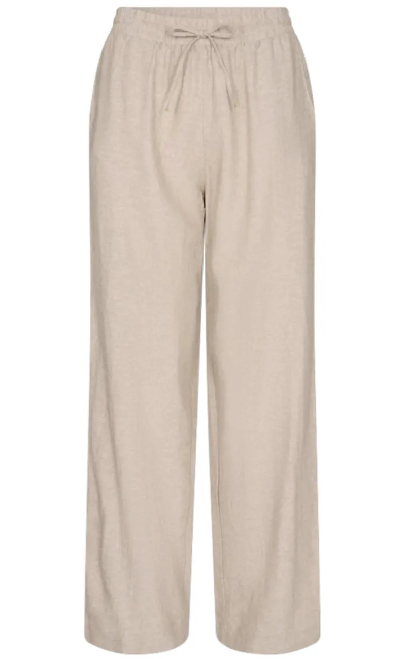 New Bukser - Lava - Sand Melange Bukser & Jeans