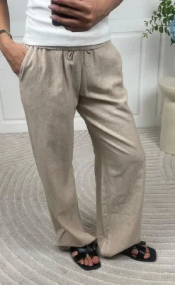 New Bukser - Lava - Sand Melange Bukser & Jeans