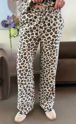 Hot Bukser - Lavisco - Sand Melange w. Black Bukser & Jeans