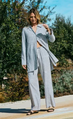 Hot Bukser - Lavisco - Star Off-white w. Navy Blazer Bukser & Jeans|Blazere & Indejakker